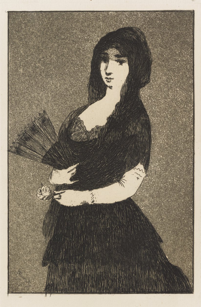 egzotik çiçek by Édouard Manet