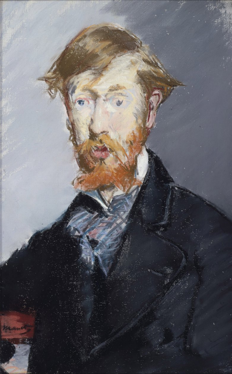 George Moore, 1879 (tuval üzerine pastel) by Édouard Manet
