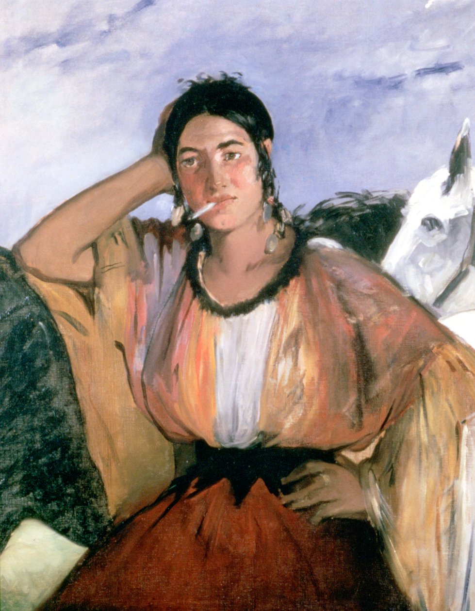 Sigara içen çingene, 1862 by Édouard Manet