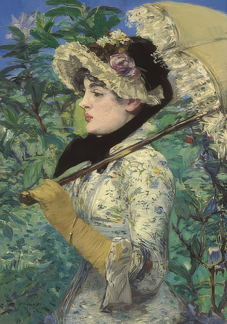 Jeanne (ilkbahar). 1881 by Édouard Manet