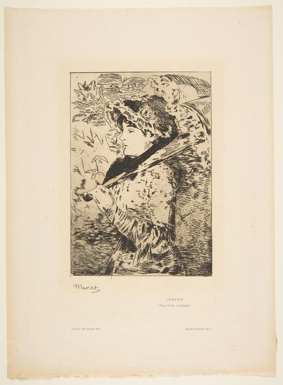 Jeanne, 1882. by Édouard Manet