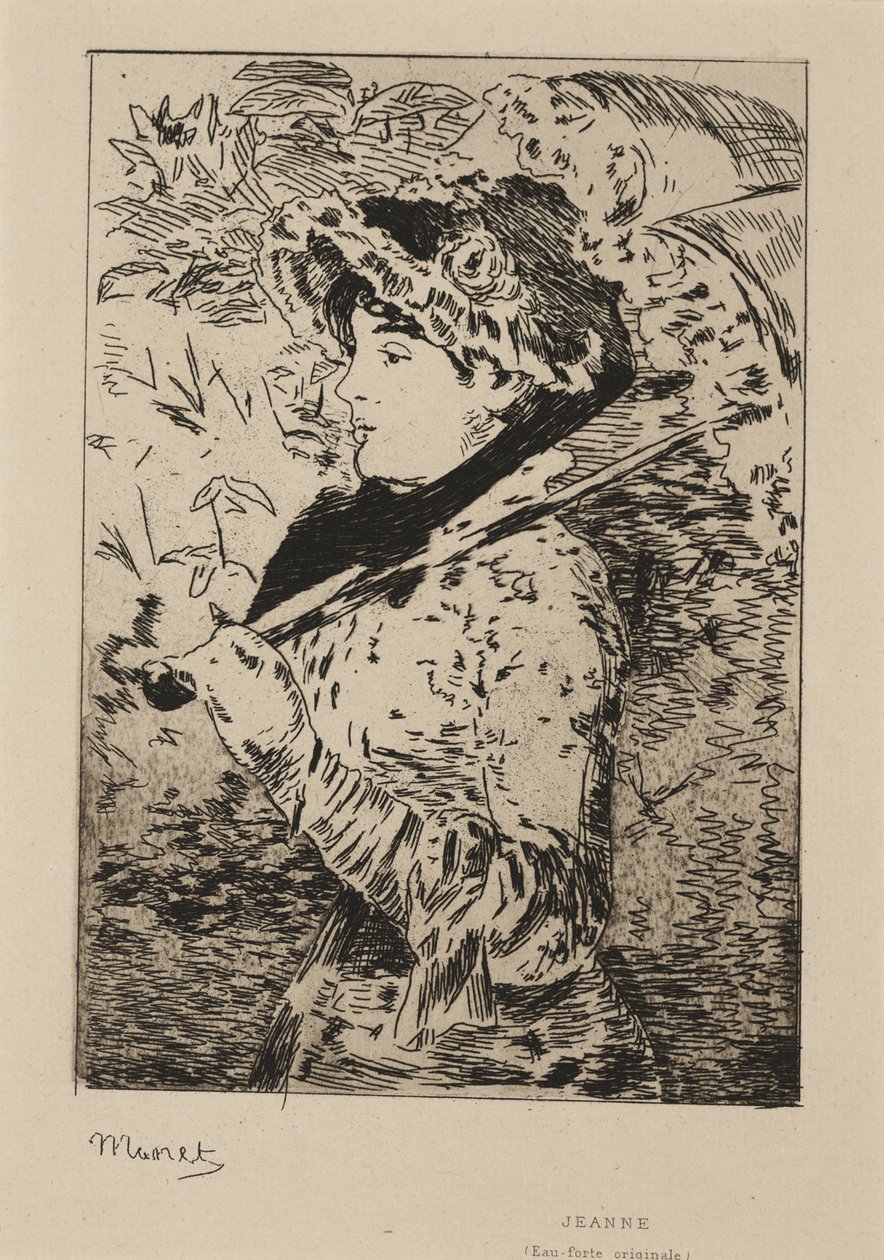 Jeanne: Bahar by Édouard Manet