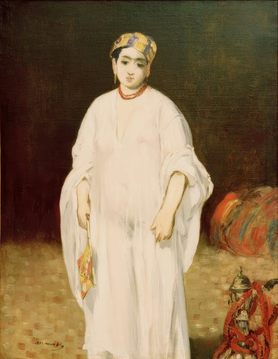 Oryantal kostümlü genç kadın (La Sultane) by Édouard Manet