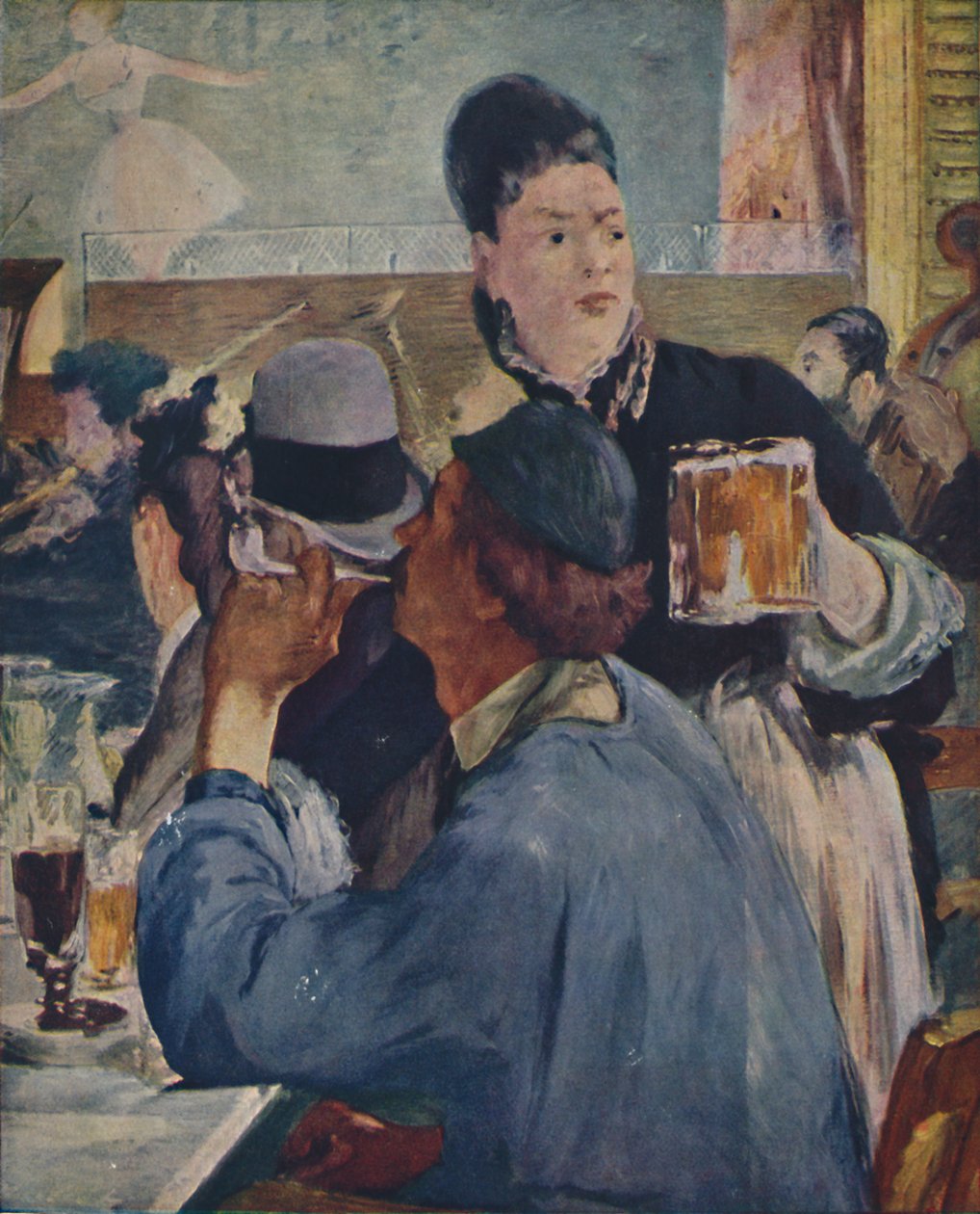 La Serveuse De Bocks, Garson, 1879, 1937. by Édouard Manet