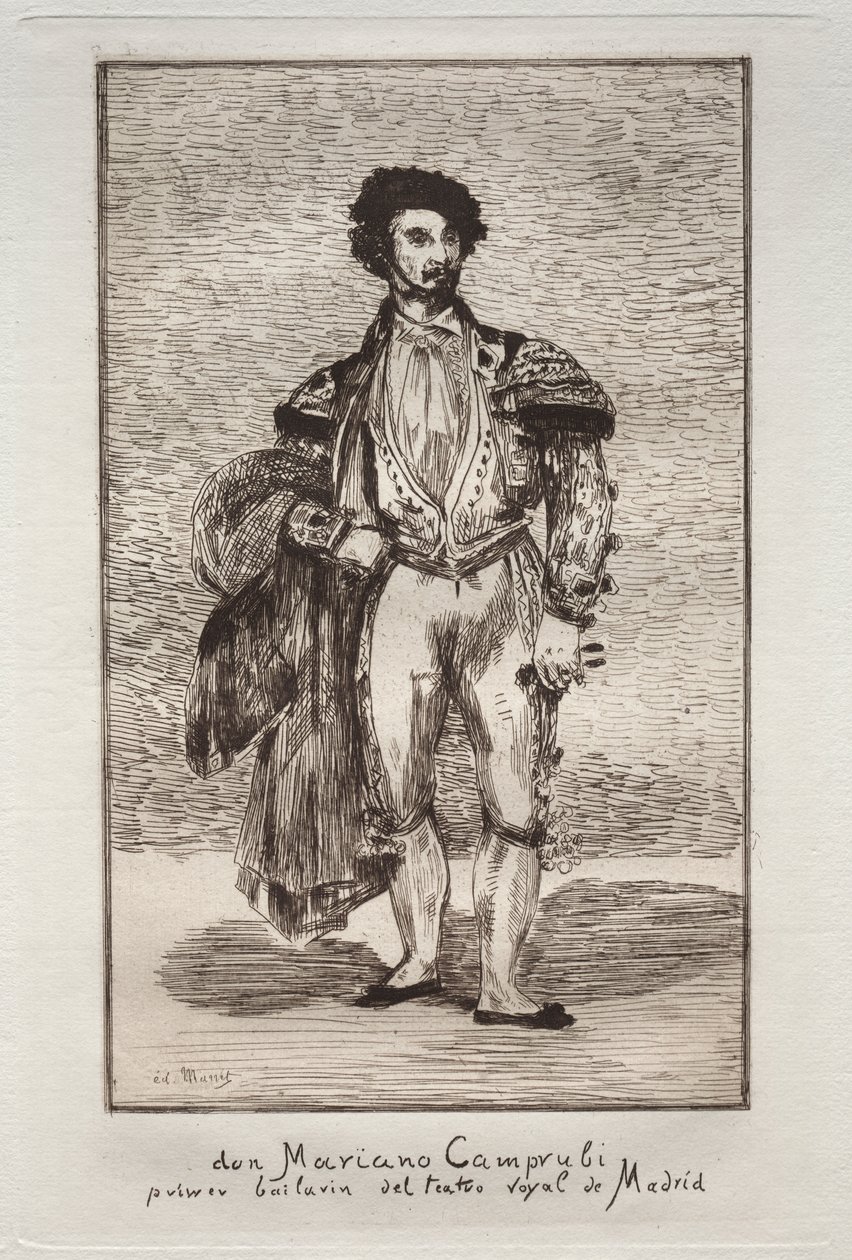 Dansçı (Don Mariano Camprubi) by Édouard Manet