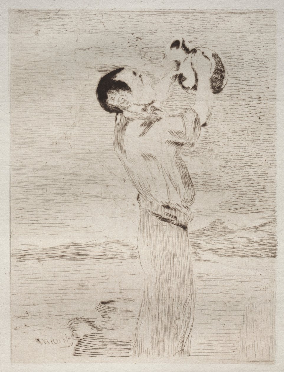 Su İçici. by Édouard Manet