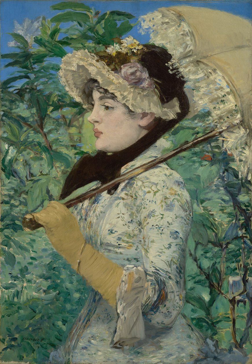Bahar (Jeanne Demarsy) by Édouard Manet