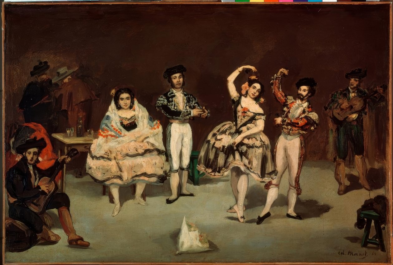 İspanyol balesi by Édouard Manet