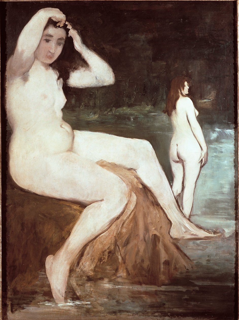 Les batheuses Boyama Edouard Manet (1832-1883) 1874 Güneş. 132x98 cm Sao Paulo, Sanat Müzesi by Édouard Manet