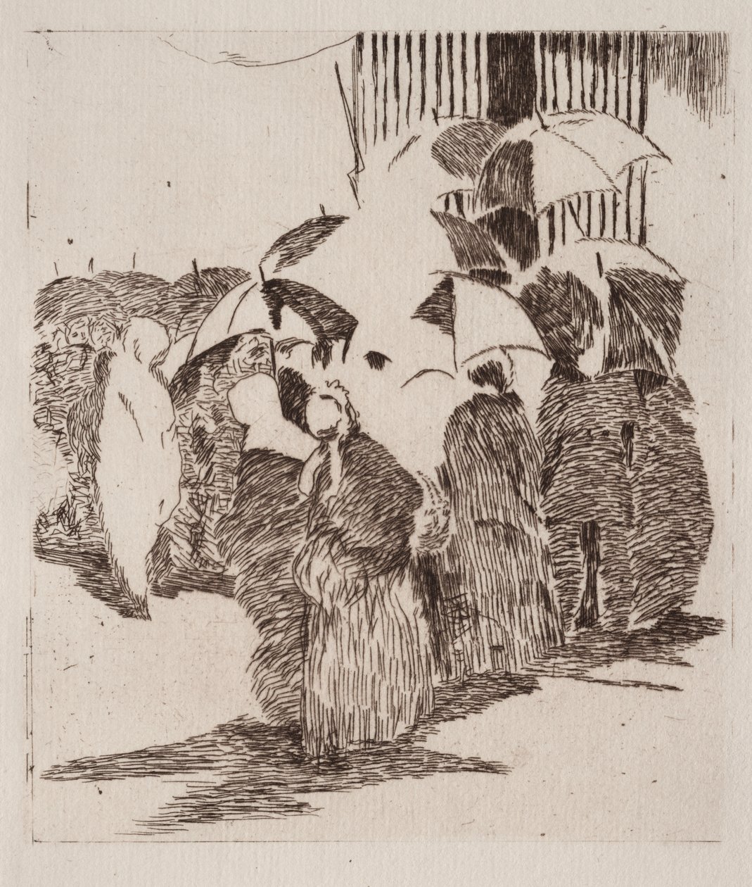 Kasap Önünde Sıra by Édouard Manet