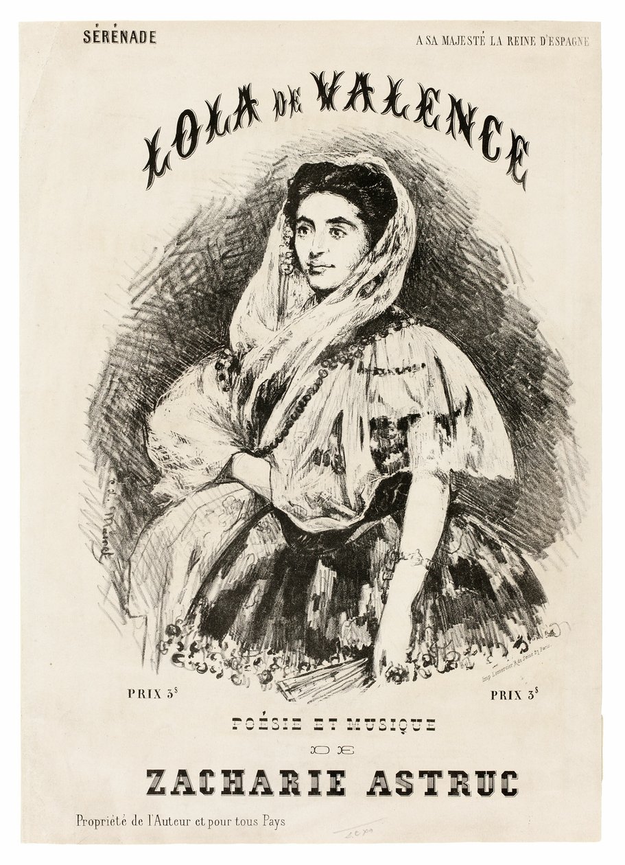 Lola de Valensiya by Édouard Manet