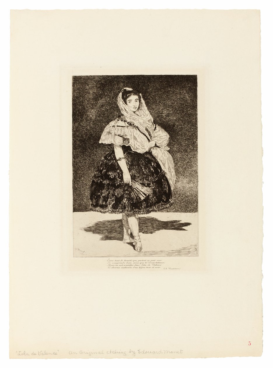 Lola de Valensiya by Édouard Manet