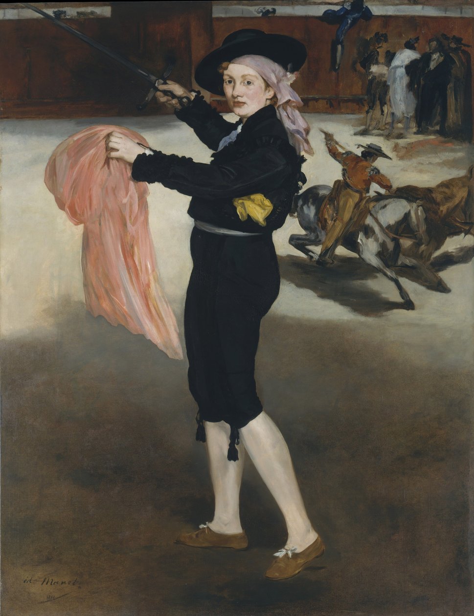 Matmazel V. . Espada Kostümü içinde, 1862 by Édouard Manet