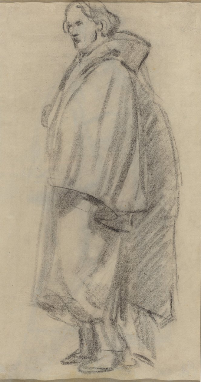 Pelerin Giyen Adam [verso] by Édouard Manet