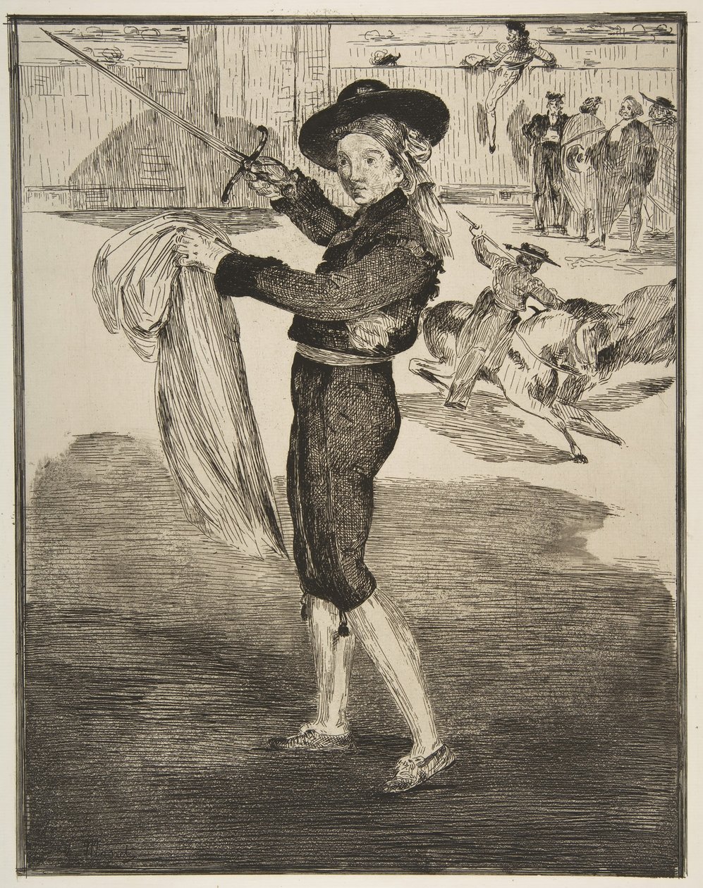 Mll. Espada Kostümlü Victorine, 1862. by Édouard Manet