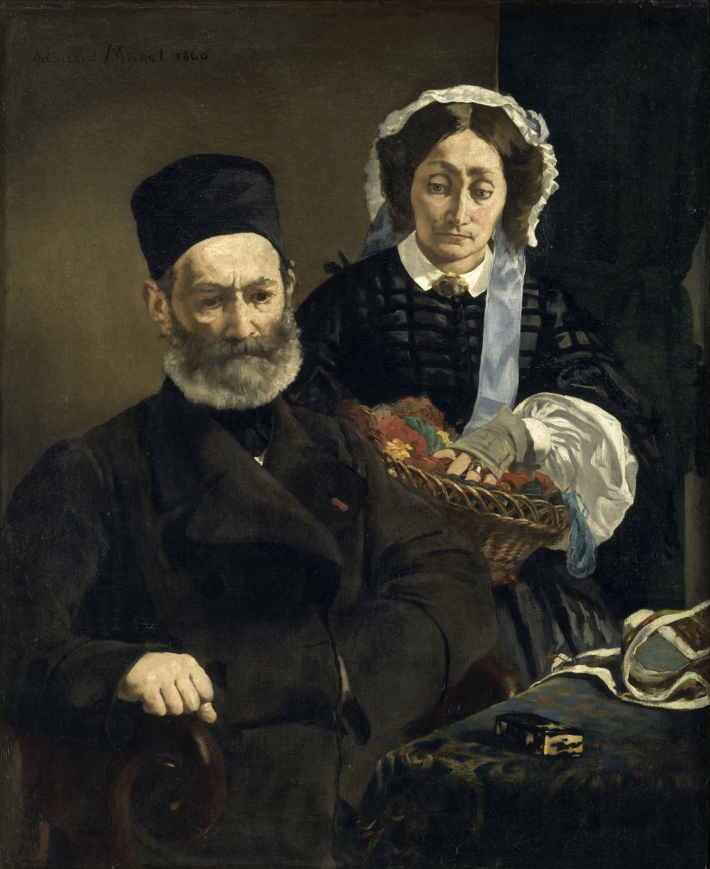 Bay ve Bayan Auguste Manet by Édouard Manet
