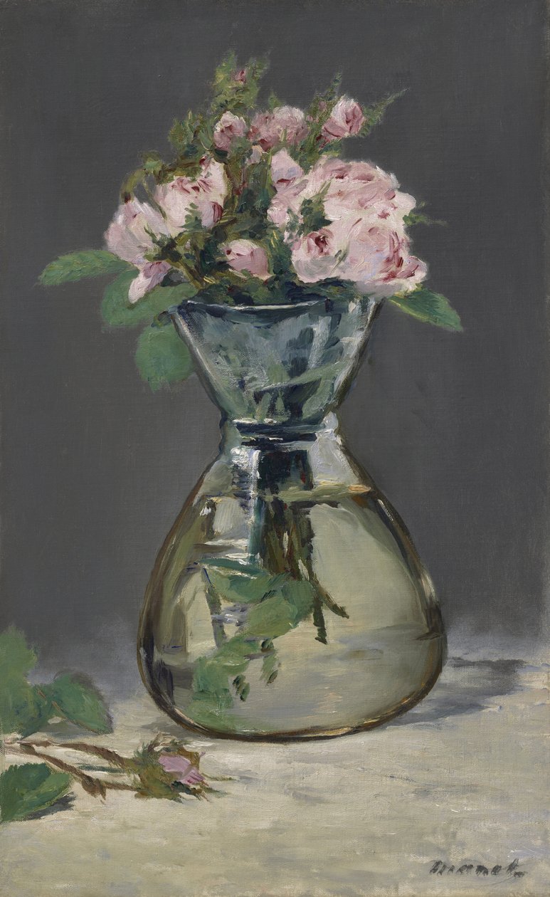 Vazoda Yosun Gülleri, 1882 by Édouard Manet