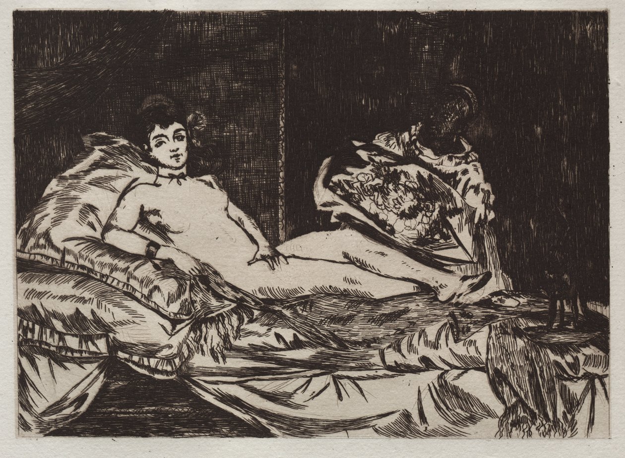 olimpiya by Édouard Manet