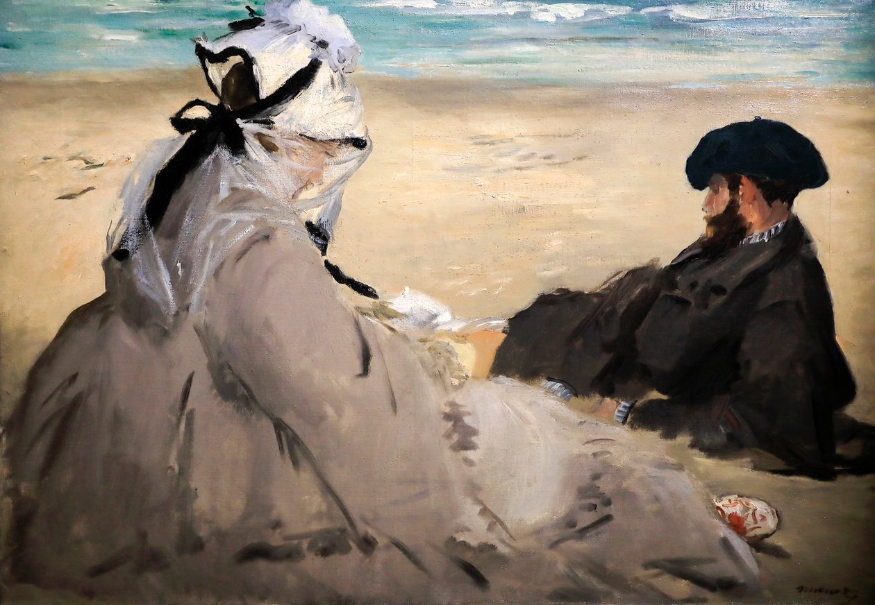 Kumsalda by Édouard Manet