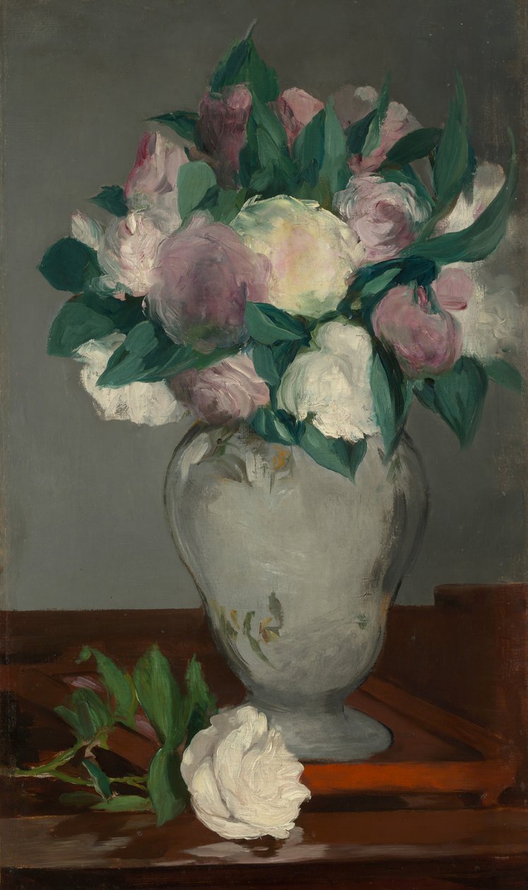 Şakayık, 1864-65. by Édouard Manet
