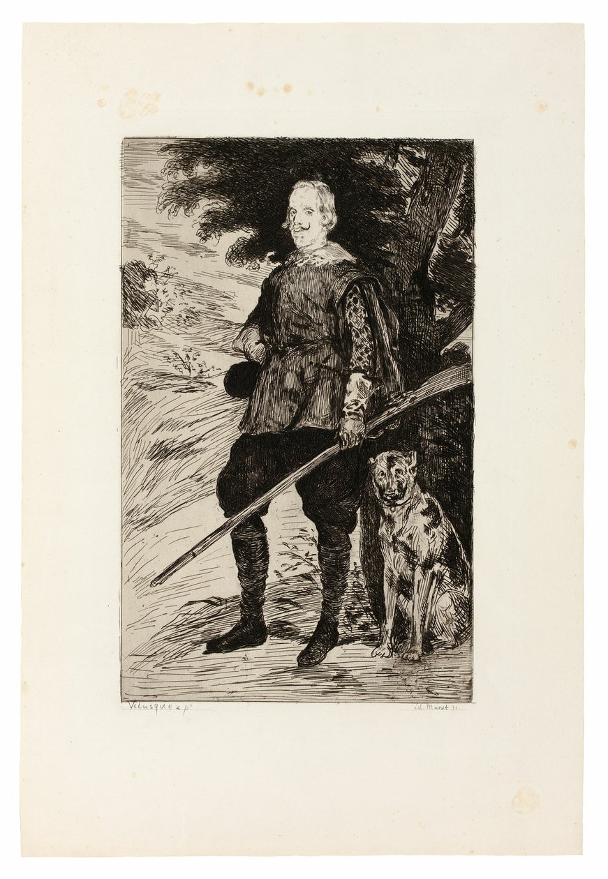 İspanya Kralı IV. Philip by Édouard Manet
