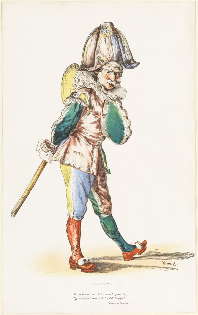 Punchinello by Édouard Manet