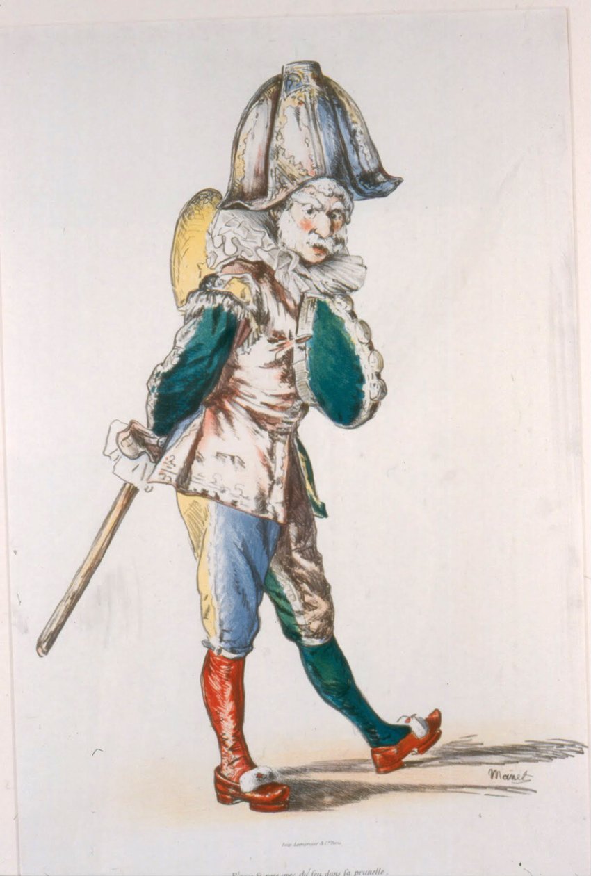 Punchinello, 1874 by Édouard Manet