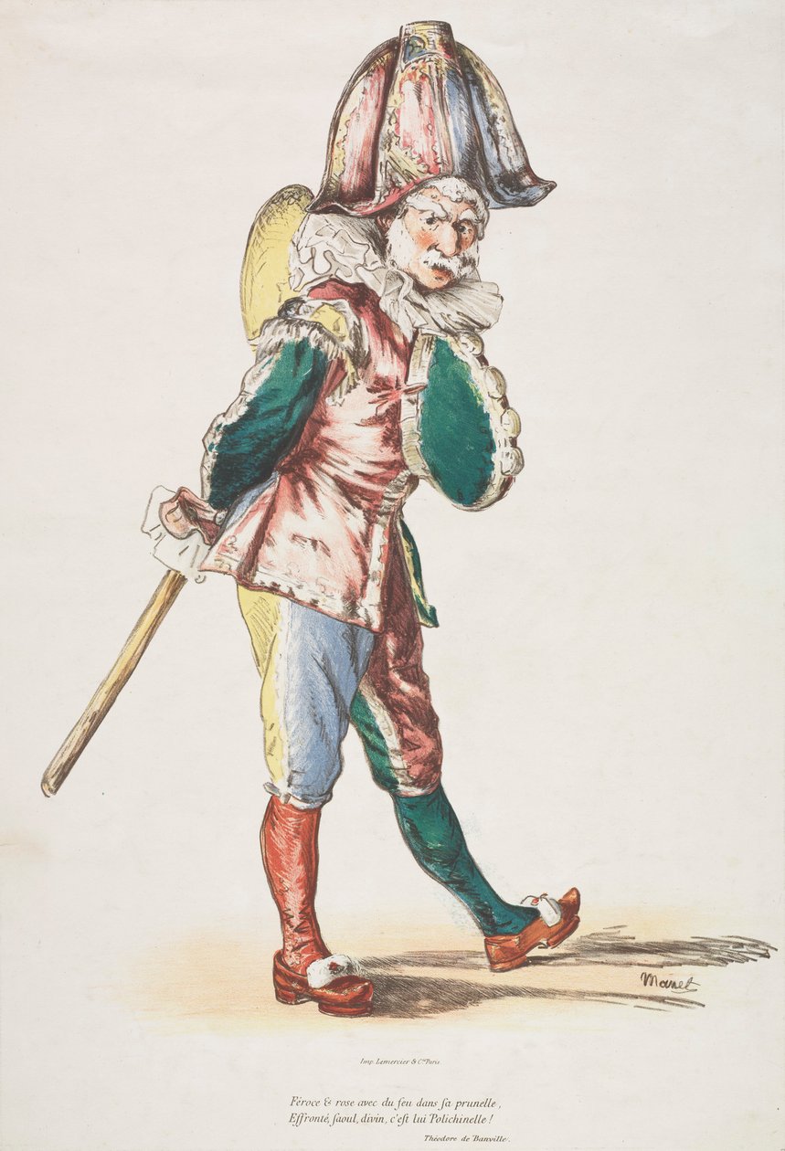 Polichinelle, 1876. by Édouard Manet