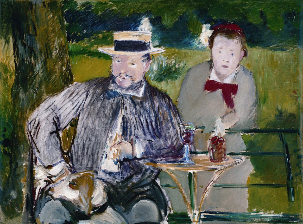 Ernest Hoschede ve Kızı Martha