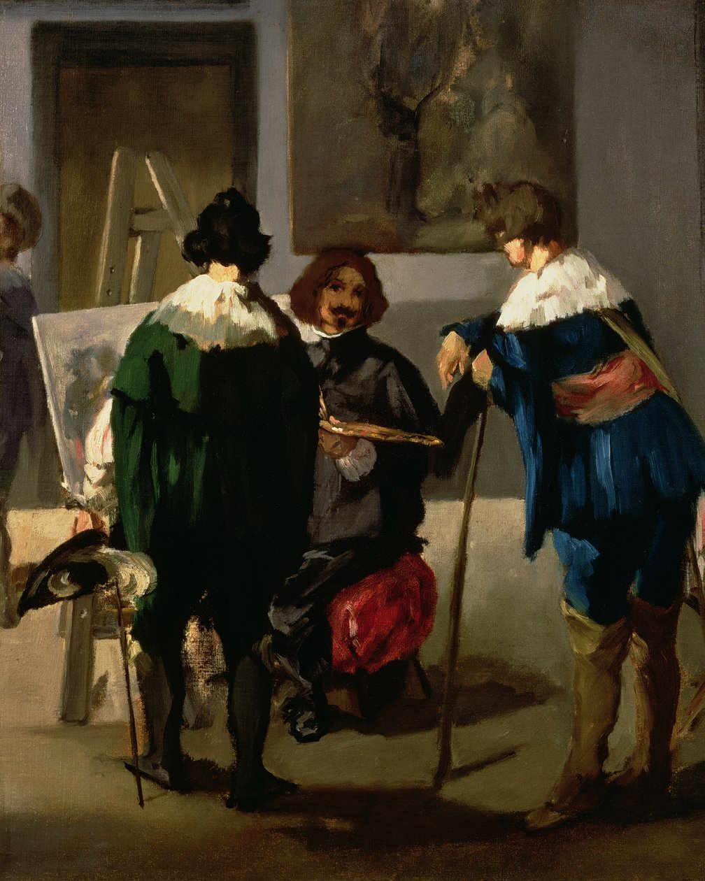 İspanyol Stüdyosunda Sahne, 1860 dolayları by Édouard Manet