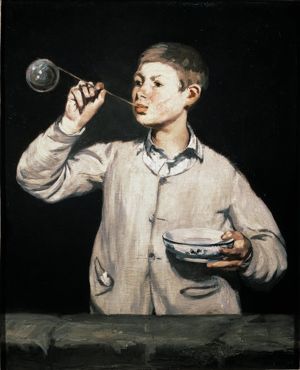 Sabun Köpüğü Tablosu, Edouard Manet (1832-1883) 1867 Dim. 100x81 cm Sao Paulo, Sanat Müzesi by Édouard Manet