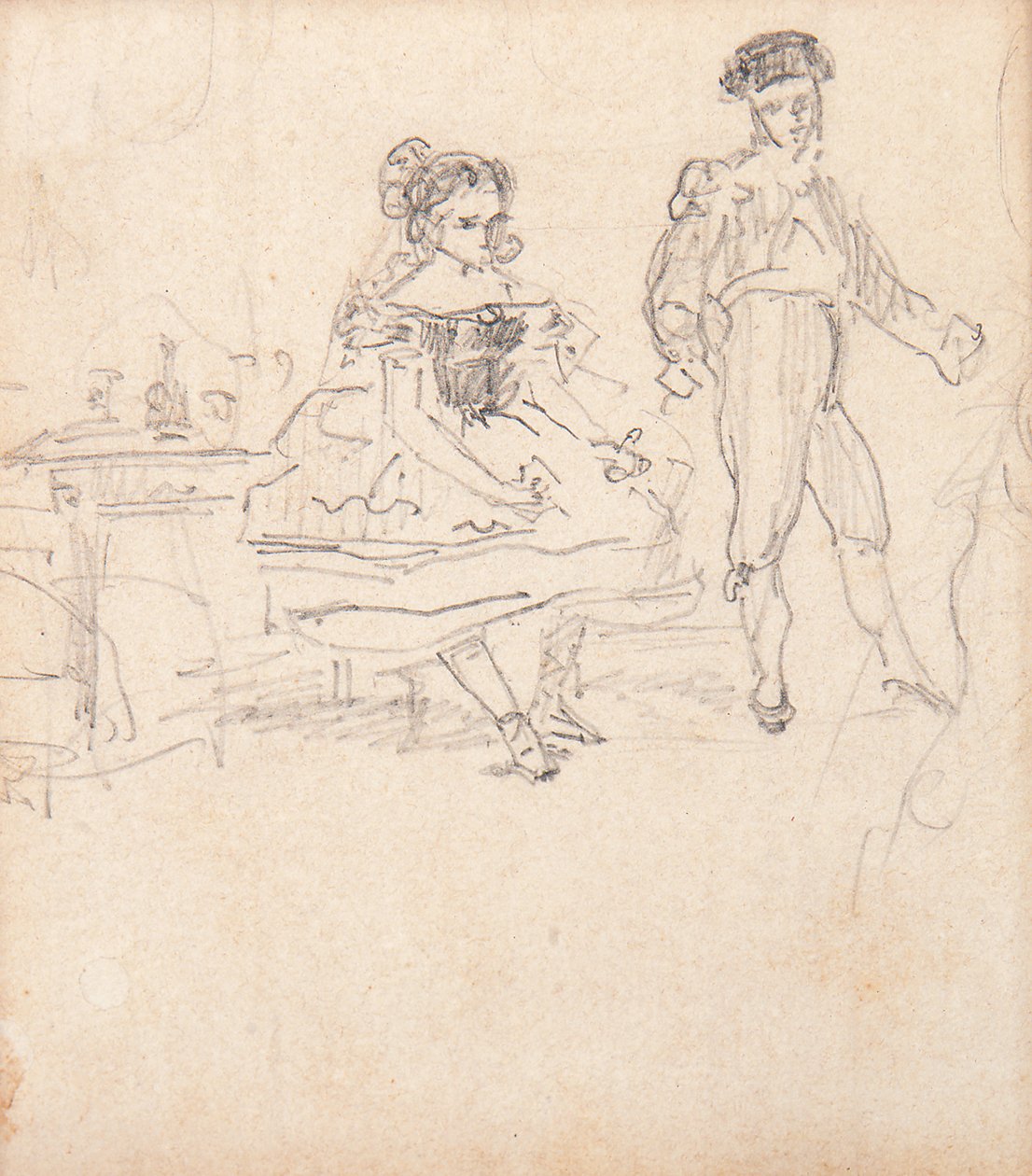 İspanyol çift, 1862 by Édouard Manet