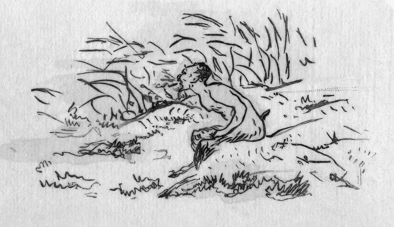 St. Mallarme, Öğleden Sonra / E.Manet by Édouard Manet