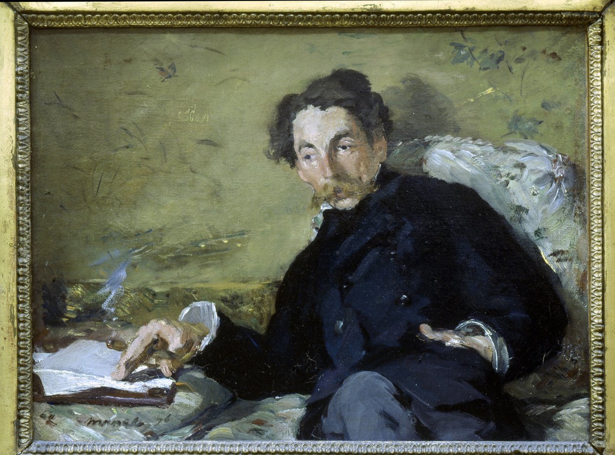 Stéphane Mallarme (1842 - 1898) - Edouard Manet tarafından by Édouard Manet