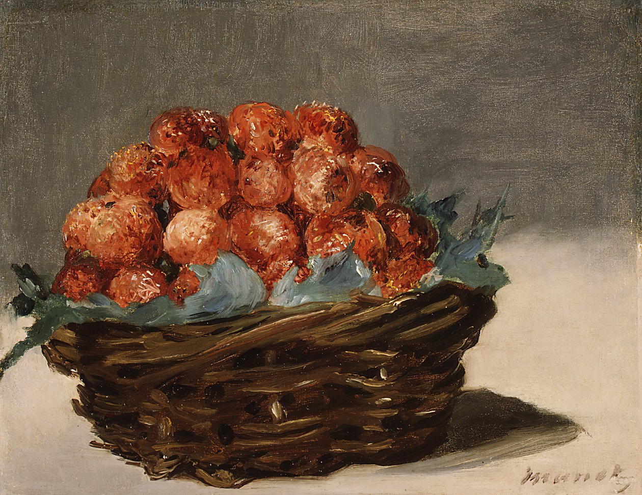 Çilek, ca. 1882. SİL - yinele by Édouard Manet