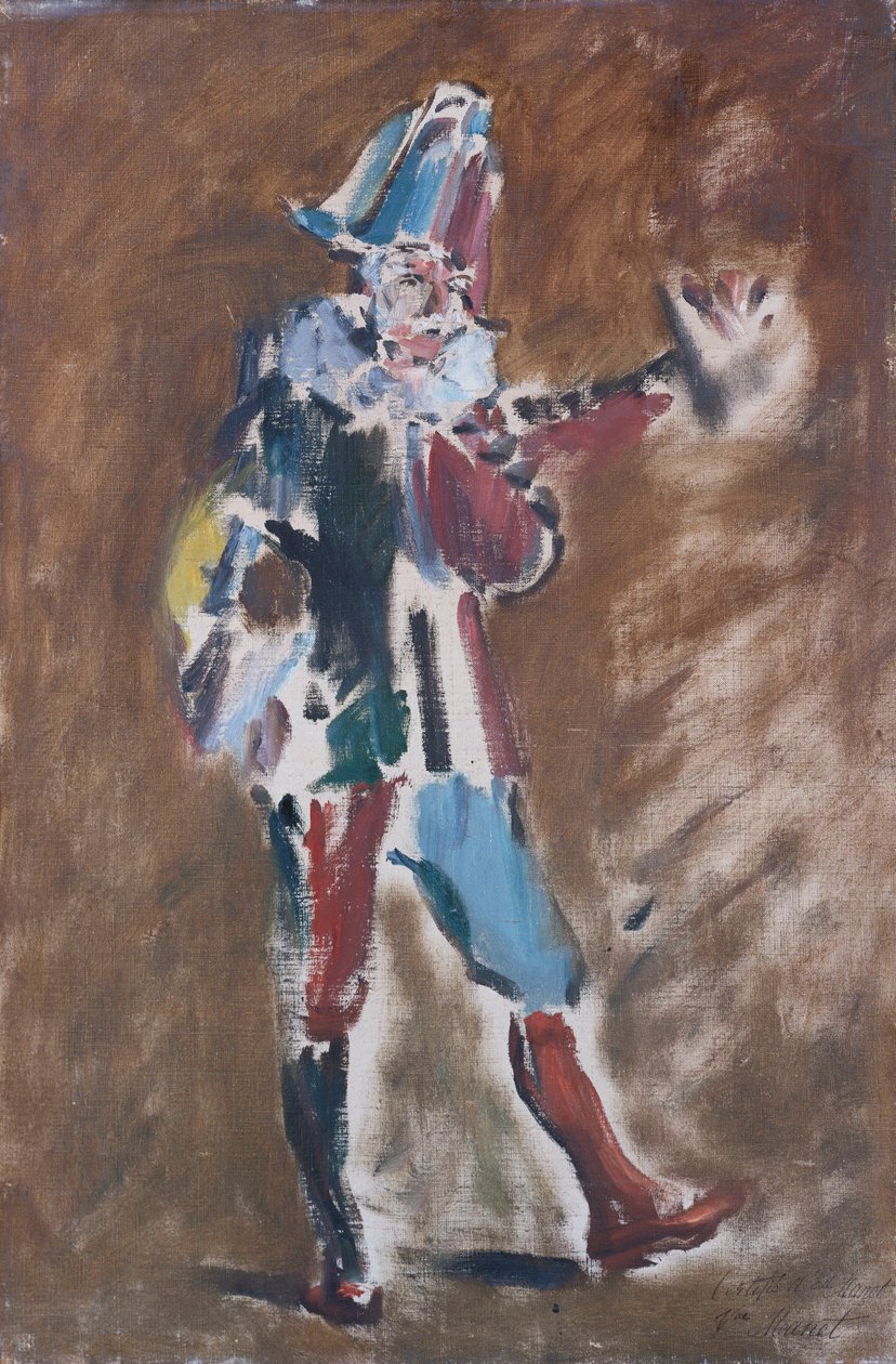 Polichinelle için Çalışma, 1873 by Édouard Manet