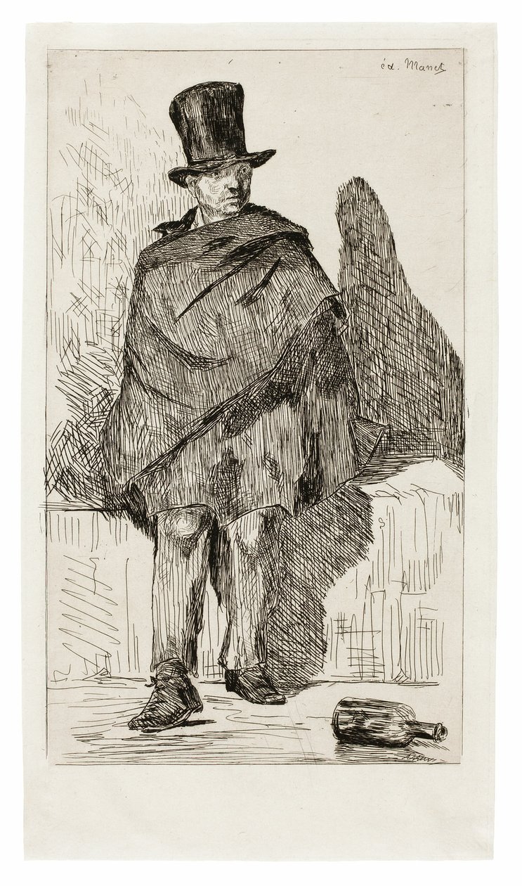 Absinthe İçici by Édouard Manet