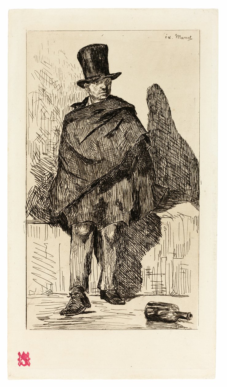 Absinthe İçici by Édouard Manet