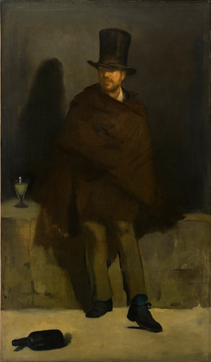 Absinthe İçicisi, 1859 by Édouard Manet
