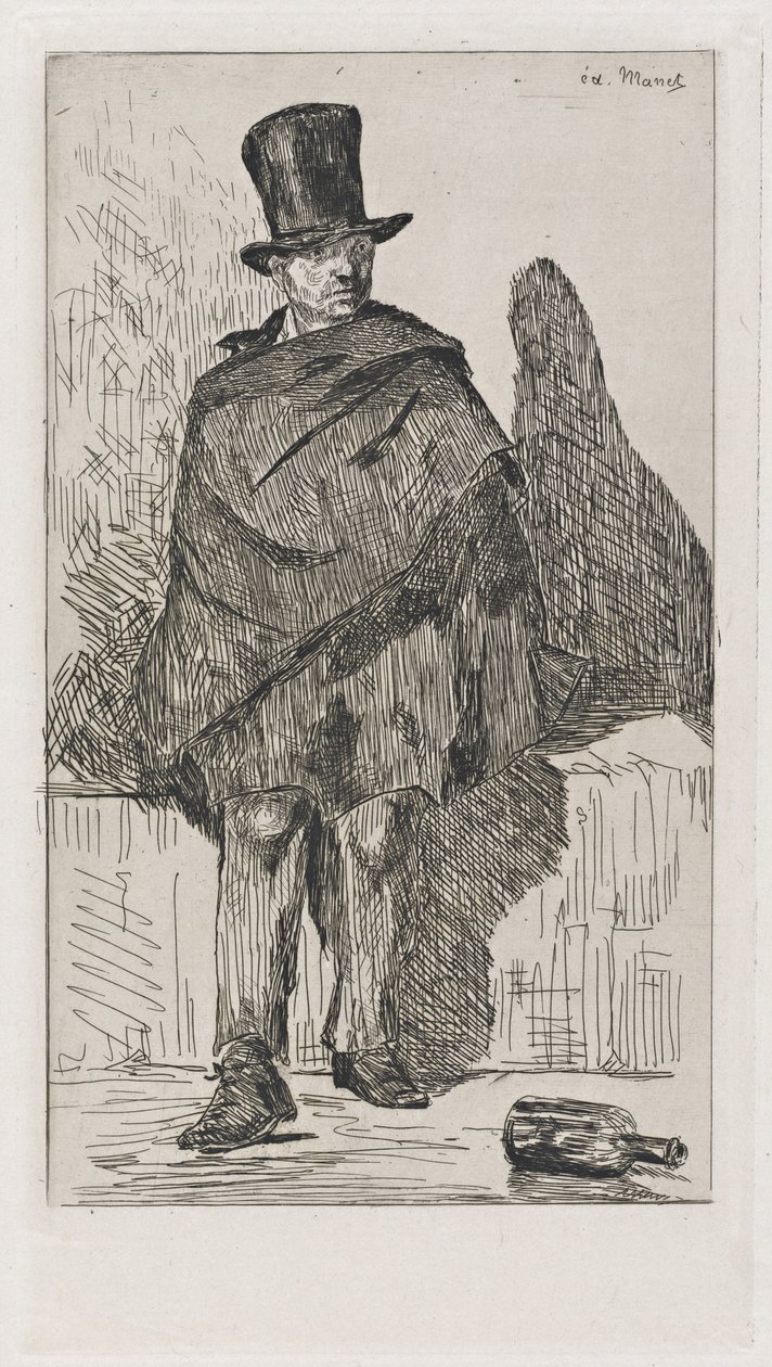 Absinthe İçici Absinthe İçici, 1862. by Édouard Manet