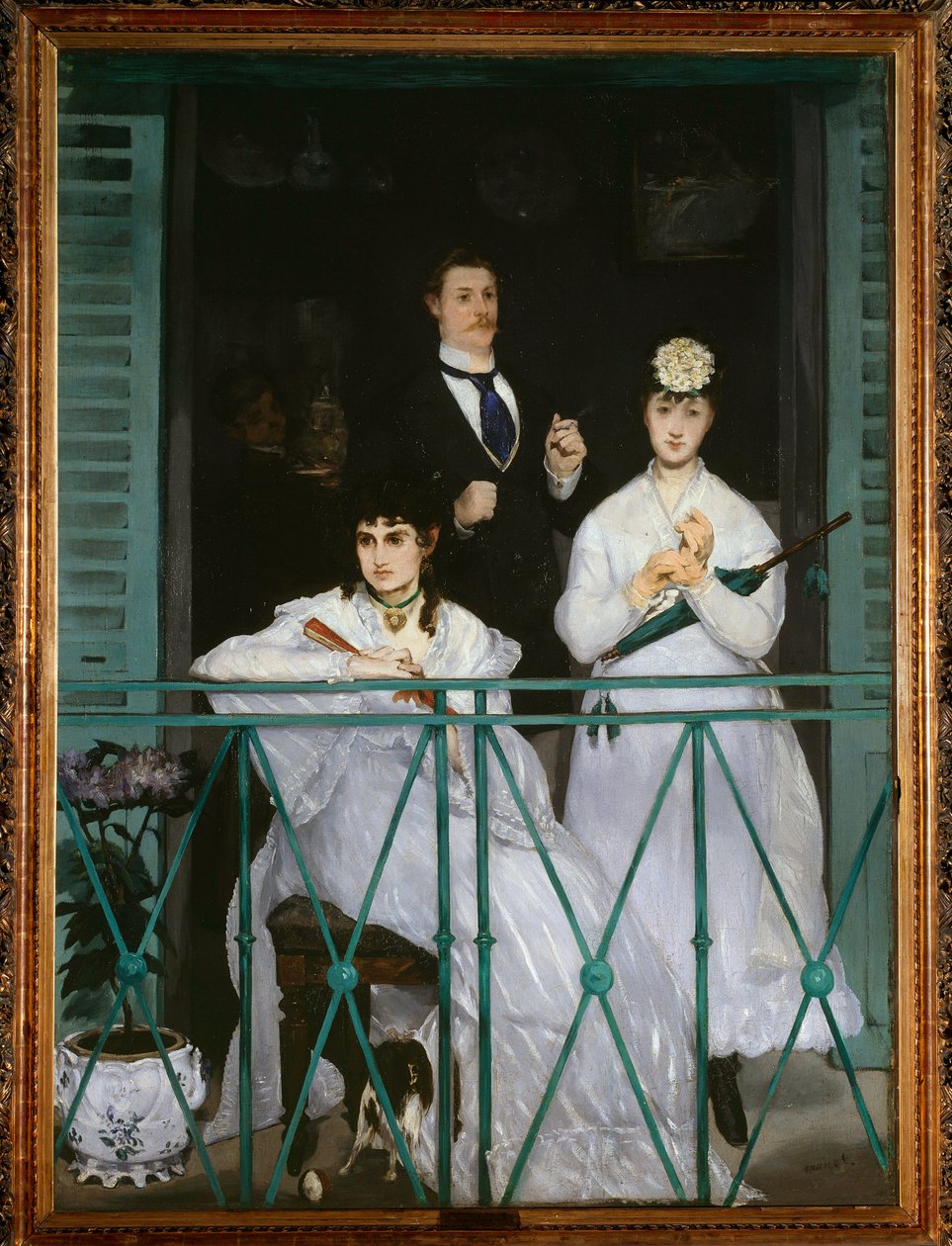 Balkon (Berthe Morisot, Fanny Claus, Antoine Guillemet ve Leon Leenhoff