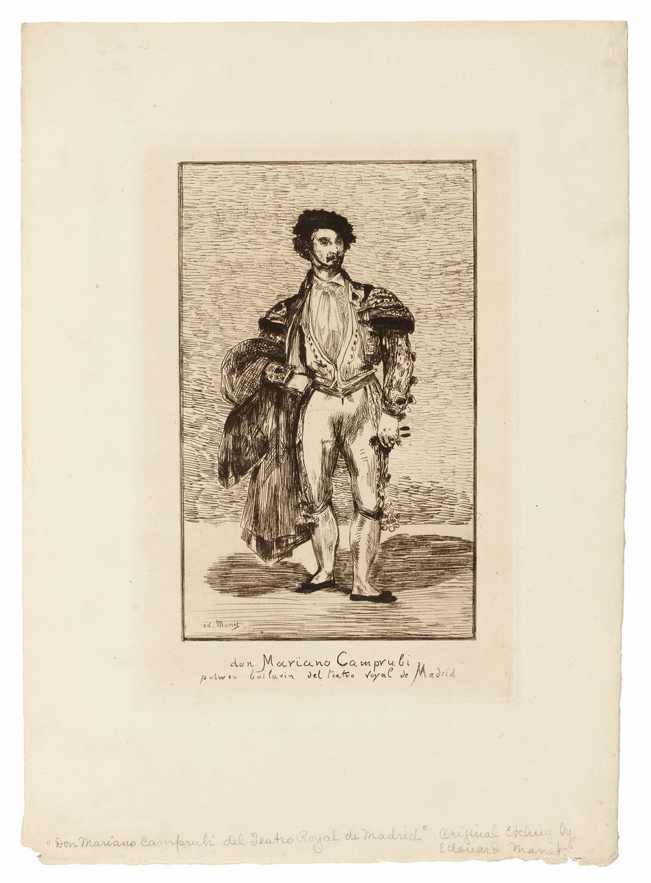 Bale Dansçısı (Don Mariano Camprubi) by Édouard Manet