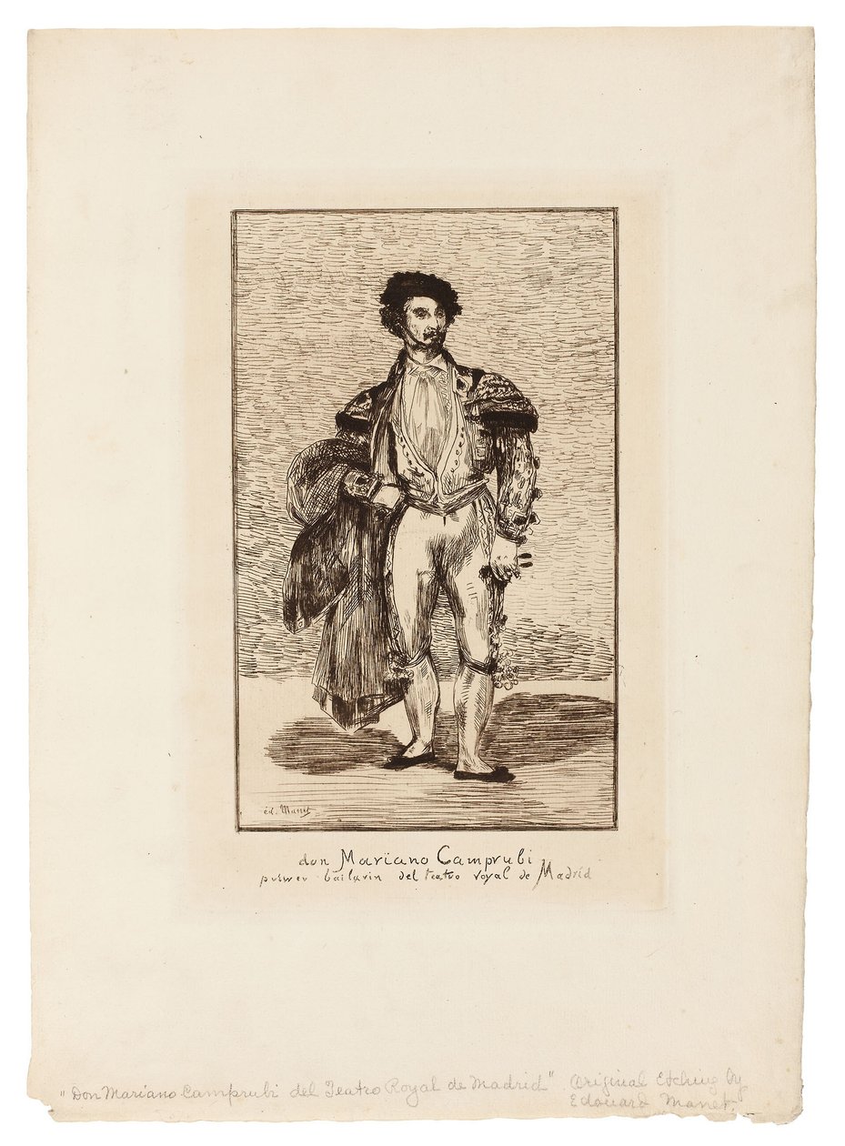 Bale Dansçısı (Don Mariano Camprubi) by Édouard Manet