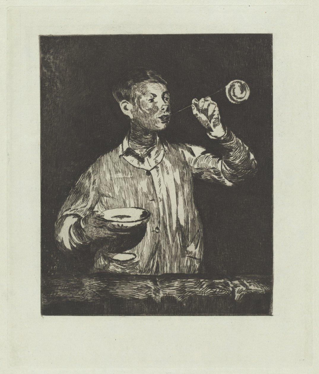Sabun Köpüğü Olan Çocuk by Édouard Manet