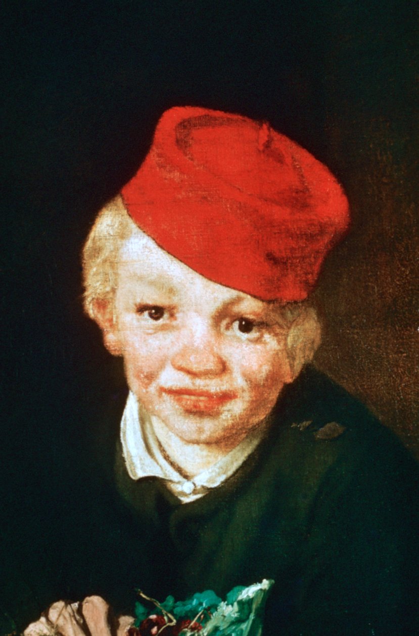 Kirazlı Çocuk, Detay, 1859 by Édouard Manet