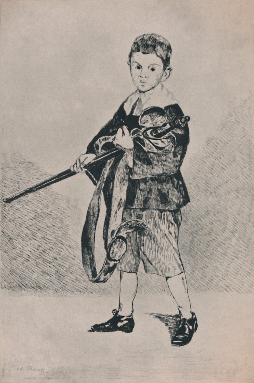 Kılıçlı Çocuk, 1862, 1946 by Édouard Manet