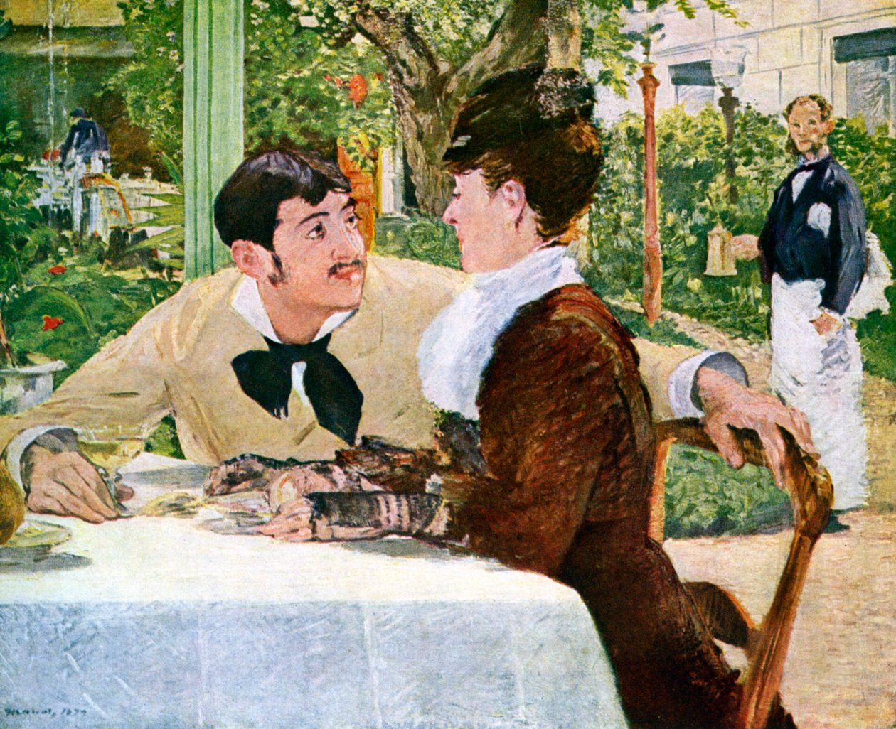 Pere Lathuille Bahçesi, 1879 1938. by Édouard Manet