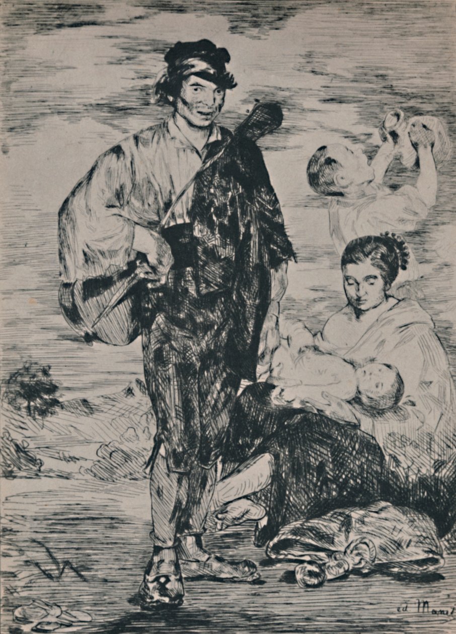 Çingeneler, 1862, 1946 by Édouard Manet