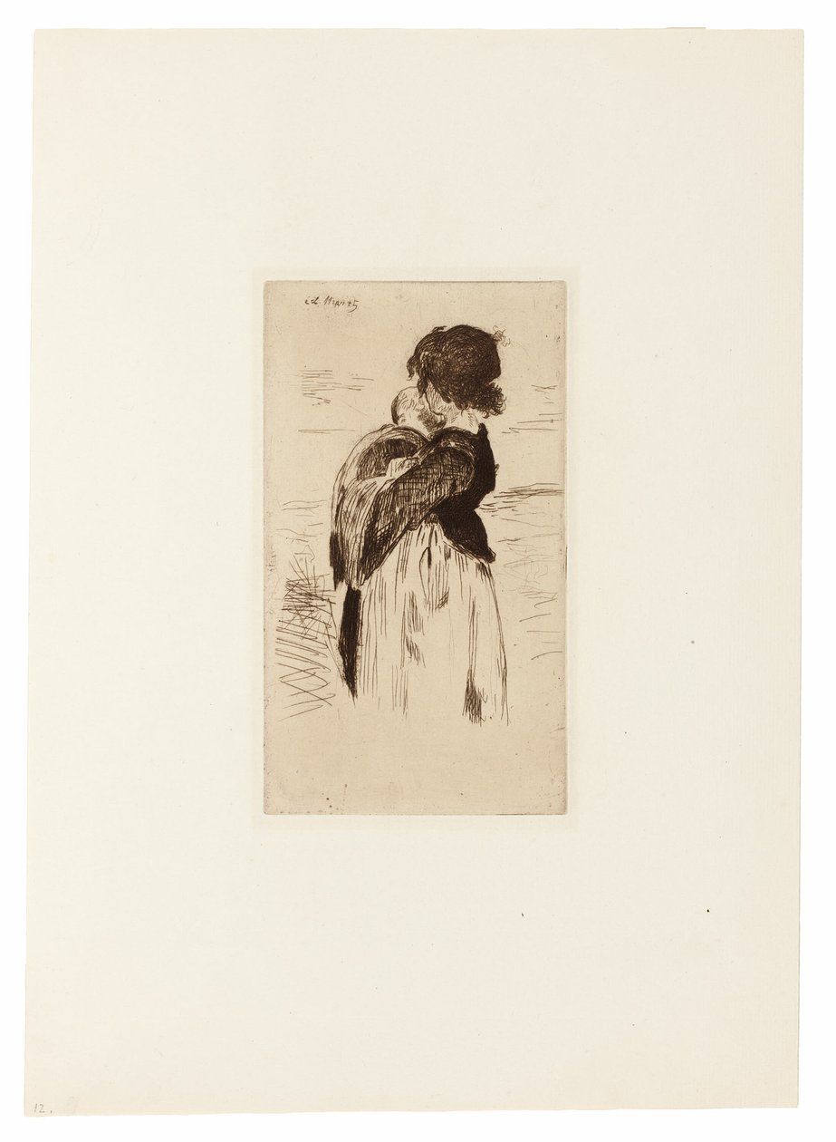 Küçük kız by Édouard Manet