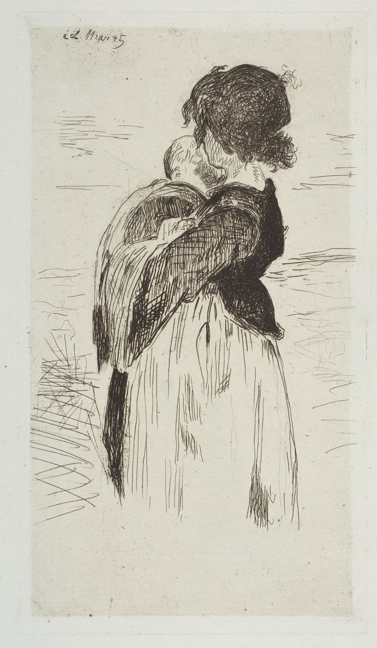 Küçük Kız, 1861-62. by Édouard Manet